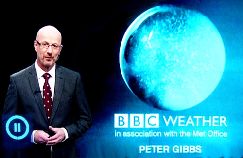BBC Weatherman Peter Gibbs